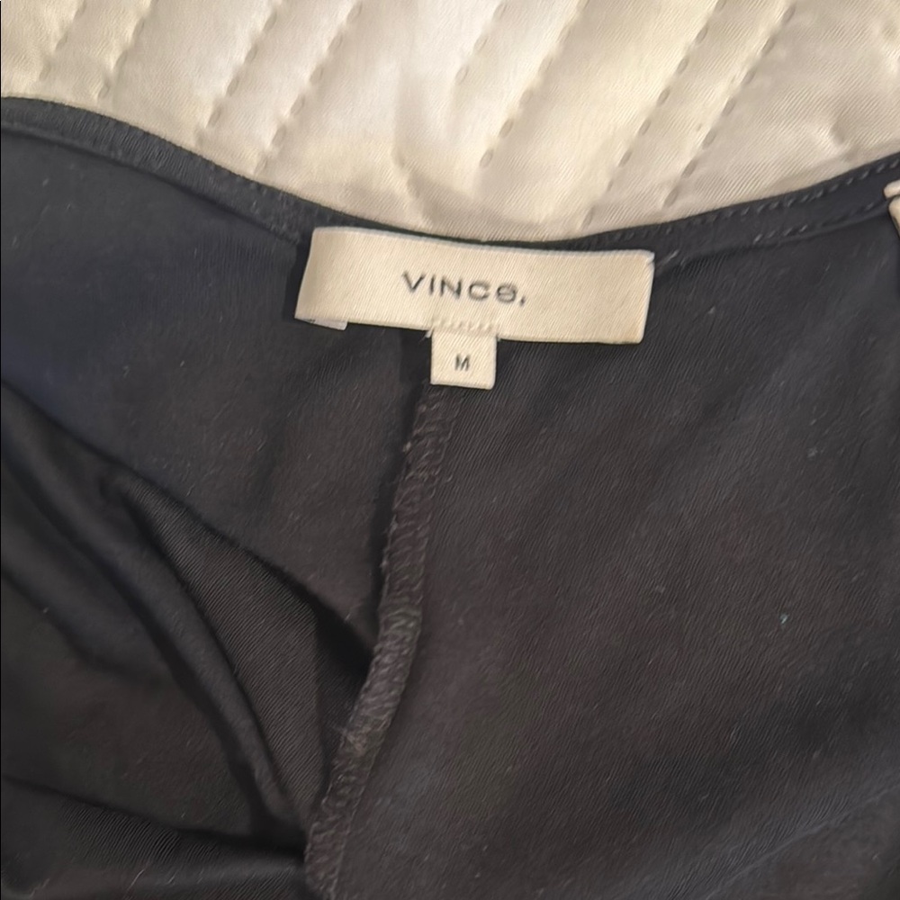 Vince Black Maxi Wrap Dress with Tie Front - Picture 2 of 2